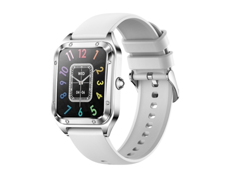 Reloj Inteligente (Responder/Llamar) Pantalla Táctil de 1.6 Pulgadas para Android iPhone, Rastreador de Fitness Impermeable con Monitor de Ritmo CH...