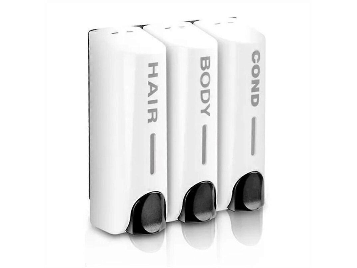 Dispensador de jabón de pared de 1, 2 o 3 piezas para ducha, baño, champú, jabones líquidos, accesorios de baño y cocina Rosewell