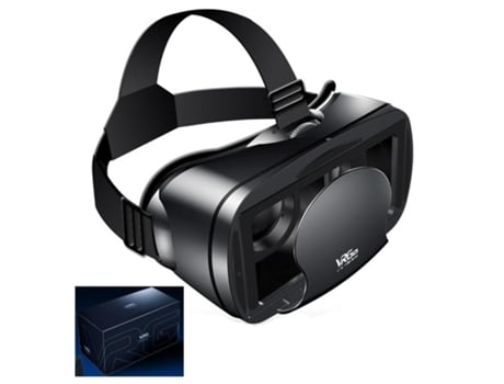 Gafas de Realidad Virtual SLOWMOOSE 3D Realidad Virtual Casco de 7 Pulgadas y Auricular de Oido