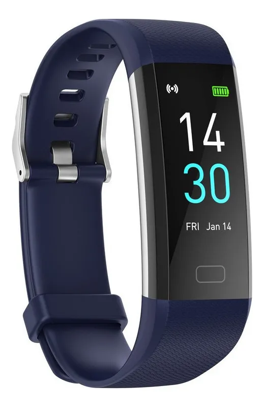 Reloj inteligente que mide la presión arterial y la frecuencia cardíaca.
