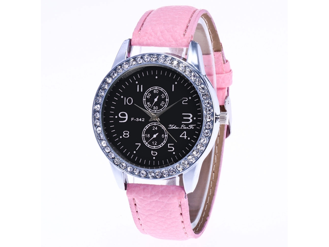 Reloj Unisex De Cuarzo Con Esfera De Piel Sintética Y Diseño De Batman (naranja)