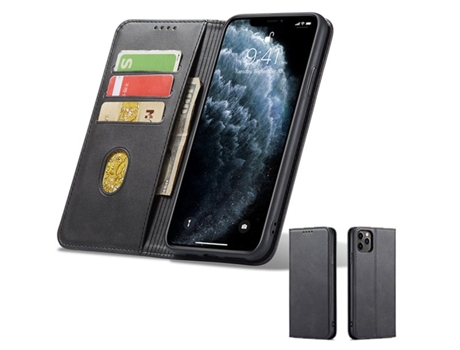 Funda Tipo Livro Fecho Find para Oppo Oppo Find Find X3 Neo GIFT4ME Negro