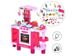 Cocina 38 Accesorios Luces Sonidos 78x29x87 Rosa