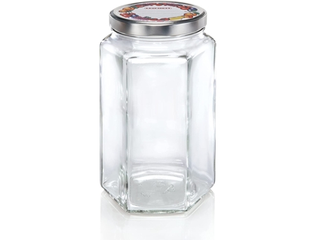 Vasetto Esagonale LEIFHEIT 3212 da 1700 ml Trasparente