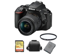 Kit Cámara Reflex, Objectivo y Accesorios NIKON D5600 (24.2 MP - Sensor: CMOS - ISO: 100 a 25600)