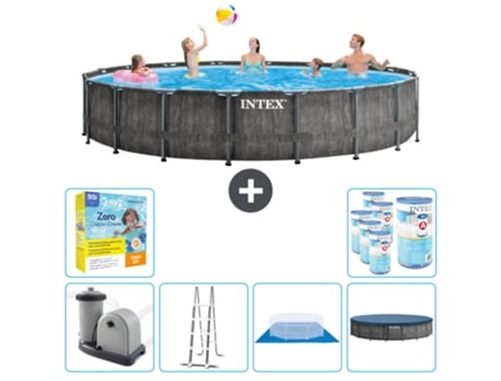 Piscina Tubular INTEX 26744GN-CB47 (24311 L - 549x122cm)