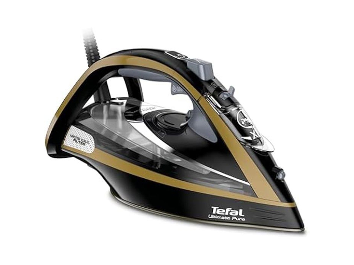 Plancha Tefal Fv 9847 Ultimate Pure 3200 Watts Negro Reabastecimiento Continuo