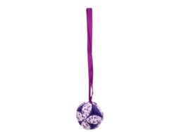 Pelota De Juguete Para Bebé Con Cinta Y Sonajero, Interactiva, Morada.