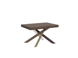 Mesa Extensible 120/380x90 Cm Volantis Nogal Patas Multicolor 4/c Itamoby