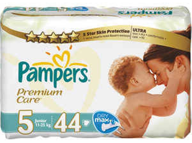 Fraldas PAMPERS Premium Care (T5 - 11-25 kg - 44 un)