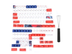Teclas Pbt 134 Teclas Estilo Inglês Padrão Animal Para Teclado Mecânico Gamer Universal