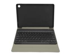 Teclado inalámbrico impermeable con diseño ergonómico y funda de PU para T40 Plus. Everley891