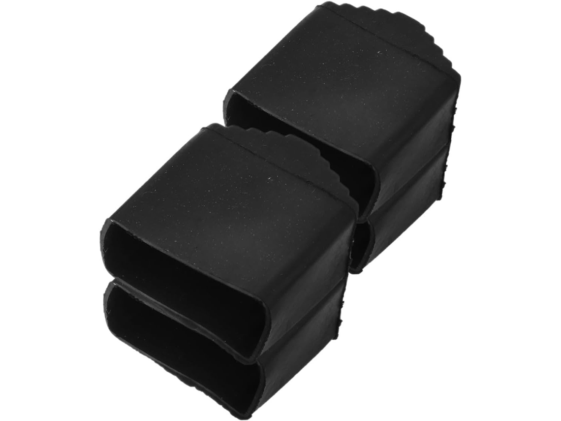 Cubiertas De Base Para Postes De Pvc Negros Al Clima, Fáciles De Instalar, Ideales Para Terrazas Y Escaleras, Paquete
