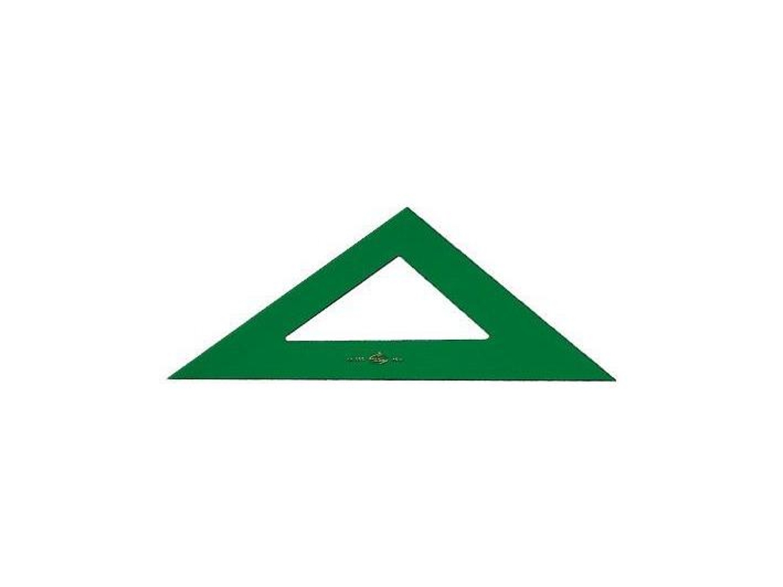 Faber Plastico Especial Cuadrado 16 Cm Verde Transparente