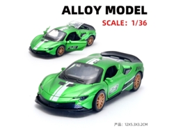 Modelo De Coche De Metal Fundido A Escala 1/36, Figura De Coche De Juguete, Regalo Para Niños