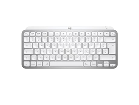 Teclado LOGITECH Mx Keys Mini For Mac Minimalist (Inalámbrico - Inglés - Gris)