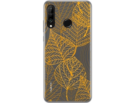 Carcasa Huawei P30 Lite TUMUNDOSMARTPHONE Hojas Multicolor