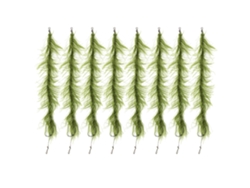 2026rebe-8pcs Anclas Para Pesca De Carpa Con Cabello Atado, Línea Verde De Hierba, Anclas Con Punta 2