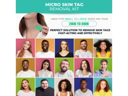 Kit De Eliminación De Verrugas Y Lunares 2-4mm/4-8mm Con Paños De Limpieza Para Cuidado Facial