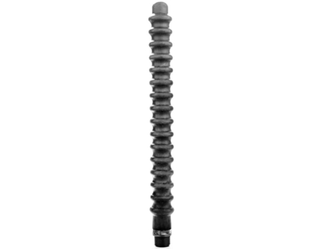 Estimulador All Mega Mega de Ducha Anal Silicona Negro 285 cm