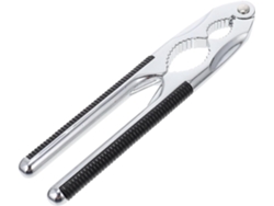 Cascanueces Multifuncional Plateado – Abrecascas Y Cascanueces Portátil De Metal Macizo – Herramienta