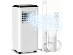 Aire acondicionado portátil ROLIPO de 10000 BTU, 2900 W, 5 en 1, blanco.