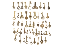 Decora con llaves de bronce: colgantes y accesorios de diversos estilos para personalizar tu espacio.