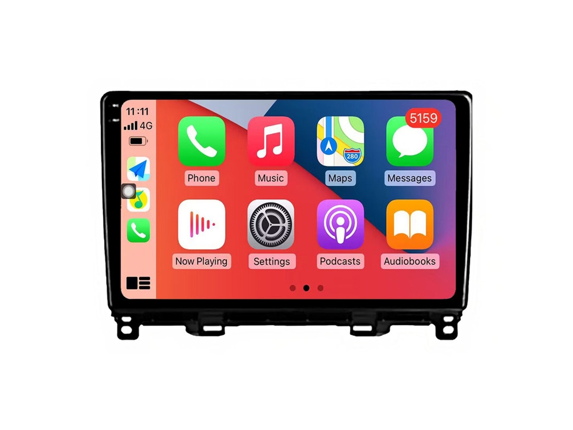 Coche Radio Android Auto Autoradio 8GB RAM 128G ROM CarPlay Navegación GPS Pantalla Táctil RoverOne para Honda Jazz Fit 4 2020 - 2024