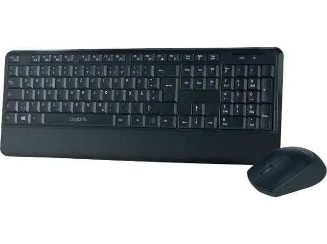 Teclado LOGILINK ID0161 (Inalámbrico - Layout Alemán - Teclado Numérico)
