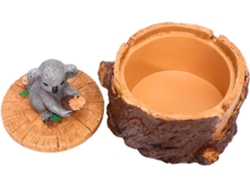 Cenicero Resina Único Elegante Forma Koala Accesorio Decoración Oficina Hogar Tanto Interiores Salas Estar