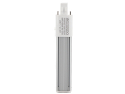 Bombilla LED compacta 2026 de 6 W, 2 pines, GX23, luz blanca fría, tubo horizontal, anillo de iluminación empotrable.
