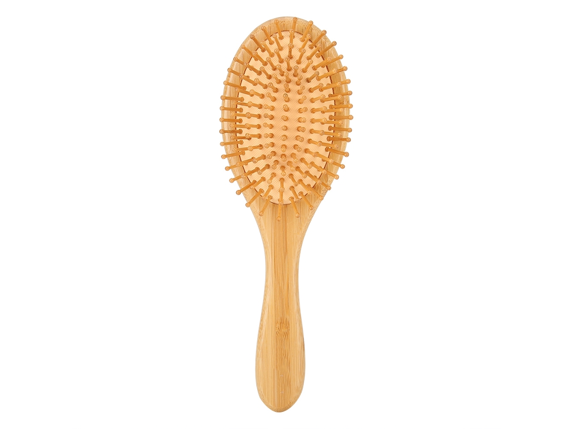 Pincel De Aire Con Almohadilla Y Masaje De Cabeza, Peine Antiestático De Bambú Para Cabello