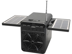 Radio Fm De Emergencia Solar, Altavoz Bluetooth Multifuncional, Tarjeta Tf, Reproducción Desde Disco Usb.