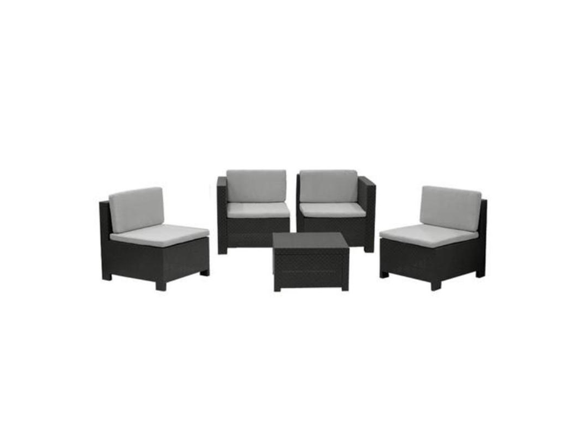 Tresillo verona grafito conjunto