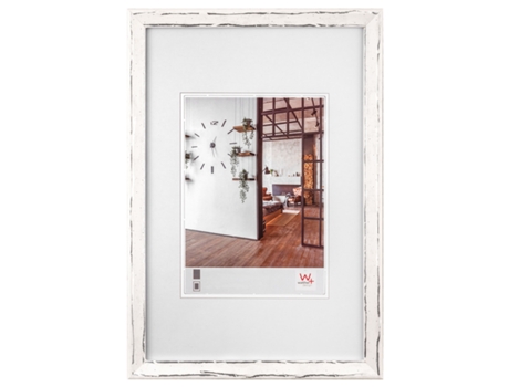 Marco Pictrue Metropolis Marco De Madera 30X40 Cm Plata-Blanco MY PERFECT DESIGN