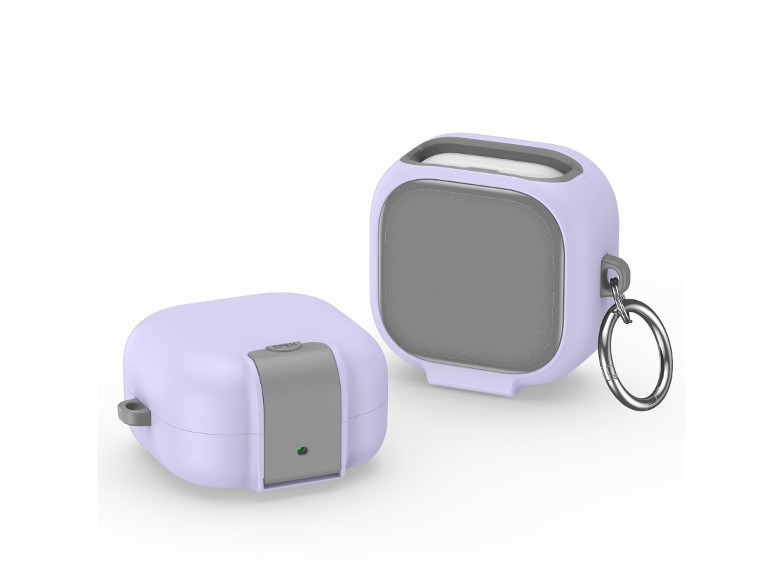 Funda protectora para auriculares Samsung Galaxy Buds4 Pro, protección completa / 1 pieza (morado) Czhhmart