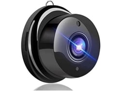 Mini cámara espía 1080p HD Wifi IP Visión nocturna infrarroja Bebés 8GB Negro Bestvite