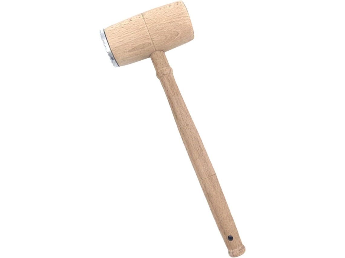 Té, Pp, Para Cocina, Ablandador De Carne De Madera De Haya De Doble Cara, Martillo De Carne Ergonómico Y R