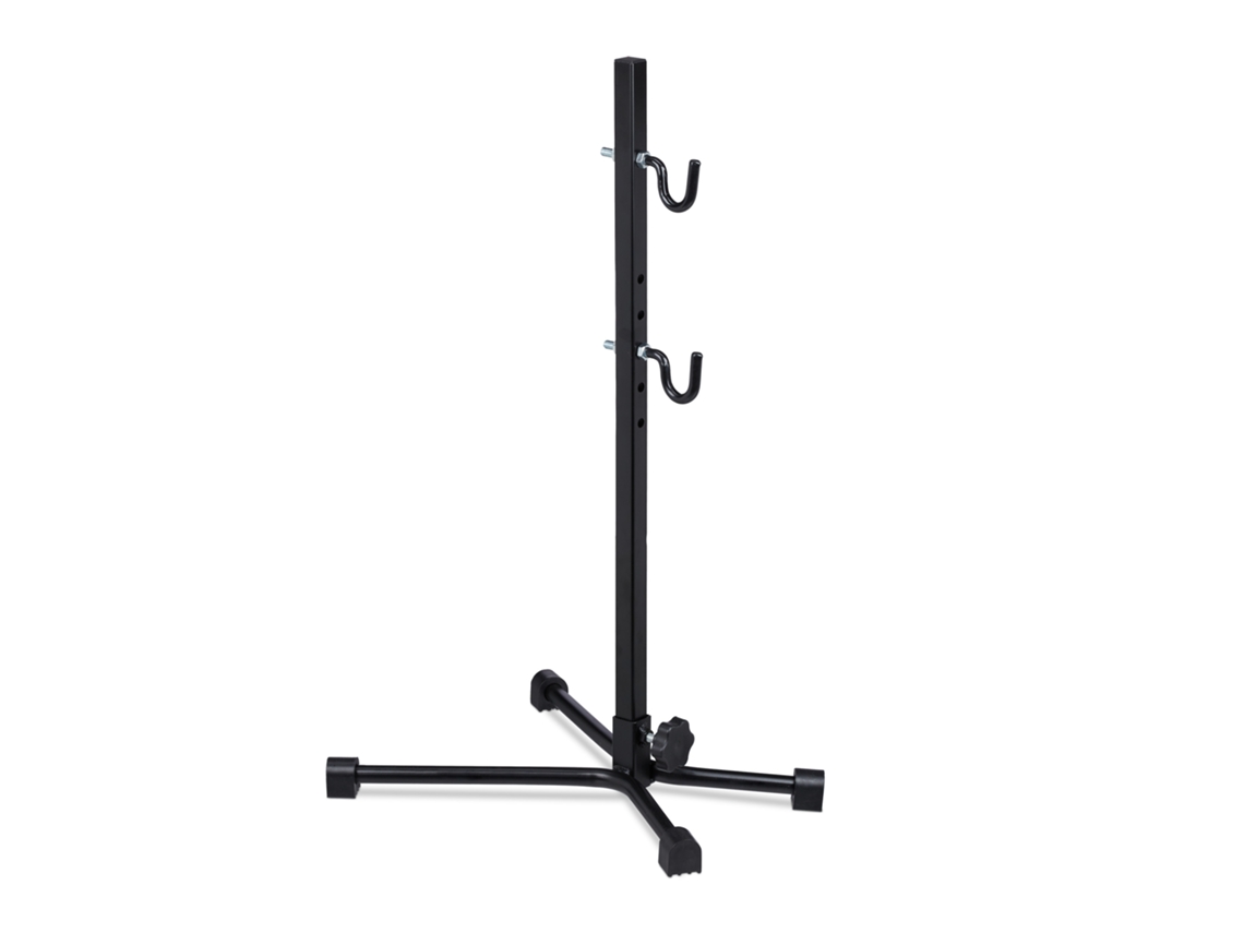 Relaxdays Soporte Bicicletas Pared, Plegable, Regulable, Hasta 25 Kg, Colgador Bicis Garaje O Sótano, Negro Y Plateado