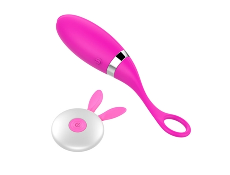 Vibrador de huevo con control remoto inalámbrico con 12 modos de vibración para mujeres (rojo rosa) YIZHOOD