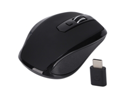 Ratón Inalámbrico De 2,4 Ghz Con Dpi Ajustable De 800 A 1600, Conexión Usb-c Y Diseño Ergonómico Para Os X Y Windows.
