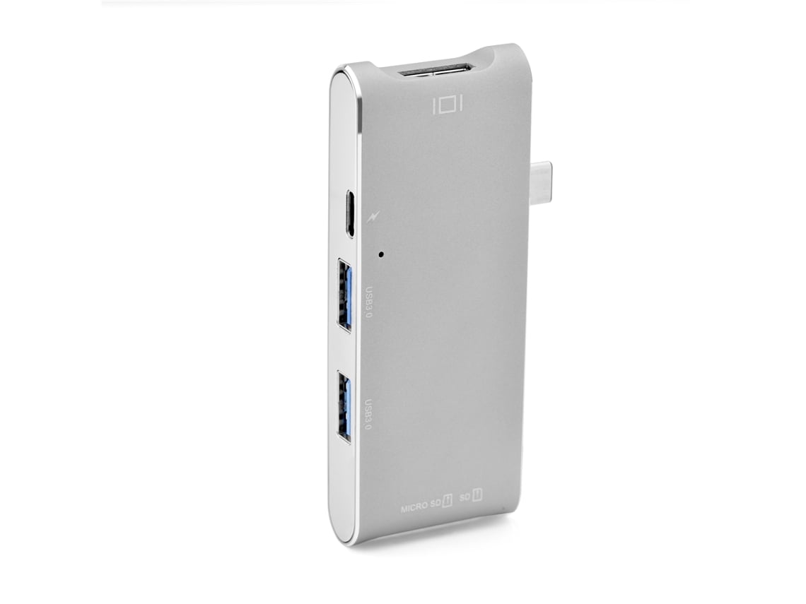 Estación De Acoplamiento Usb-c (salida Hdmi, Carga Pd) Estación De Acoplamiento Usb3.1 6 En 1 Con Puerto Usb3.0, Lector De Tarjetas Sd/tf