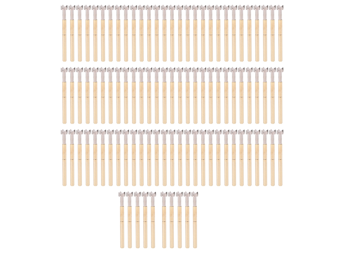 100 Unidades De Pasadores Pogo De Latón Con 4 Ganchos, Cabeza Ciruela, 2,36 Mm De Diámetro, Resorte De 34 Mm, Para Prueba De Pcb