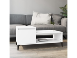 Mesa de Centro Apoyo 100X50X45 cm Derivados Madera Blanco