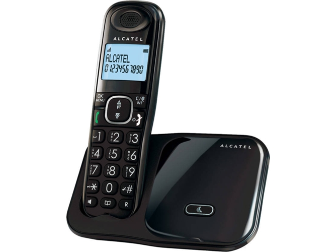 Dect Alcatel Xl280 negro fijo versatis 280 teclas grandes