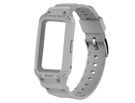 Correa para Huawei Band 7, 6 Pro, 6 y Honor Band 6 Silicona Bumper Gris Claro AVIZAR