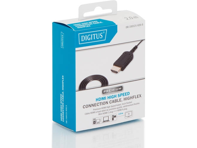Cable HDMI (HDMI - 2 m - Negro)