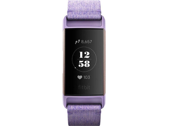 Pulsera de Actividad FITBIT BY GOOGLE Charge 3 Special Edition (Bluetooth - Hasta 7 días - Morado)