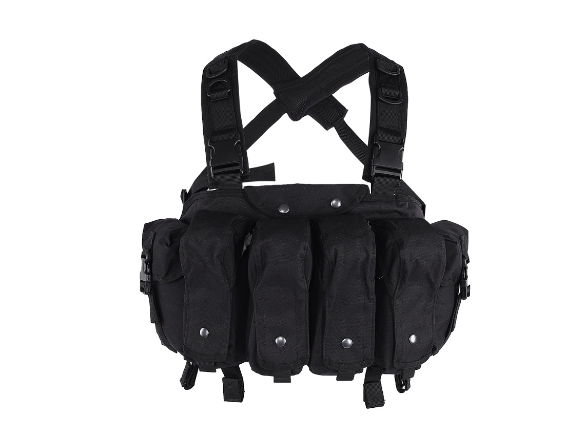 Omni-chaleco Táctico Multifunción Ligero Para Entrenamiento Militar Caza Juegos Combate Al Aire Libre Bk