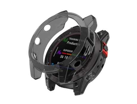 Funda protectora de TPU suave a prueba de golpes Garmin Fenix 7X (negro)
